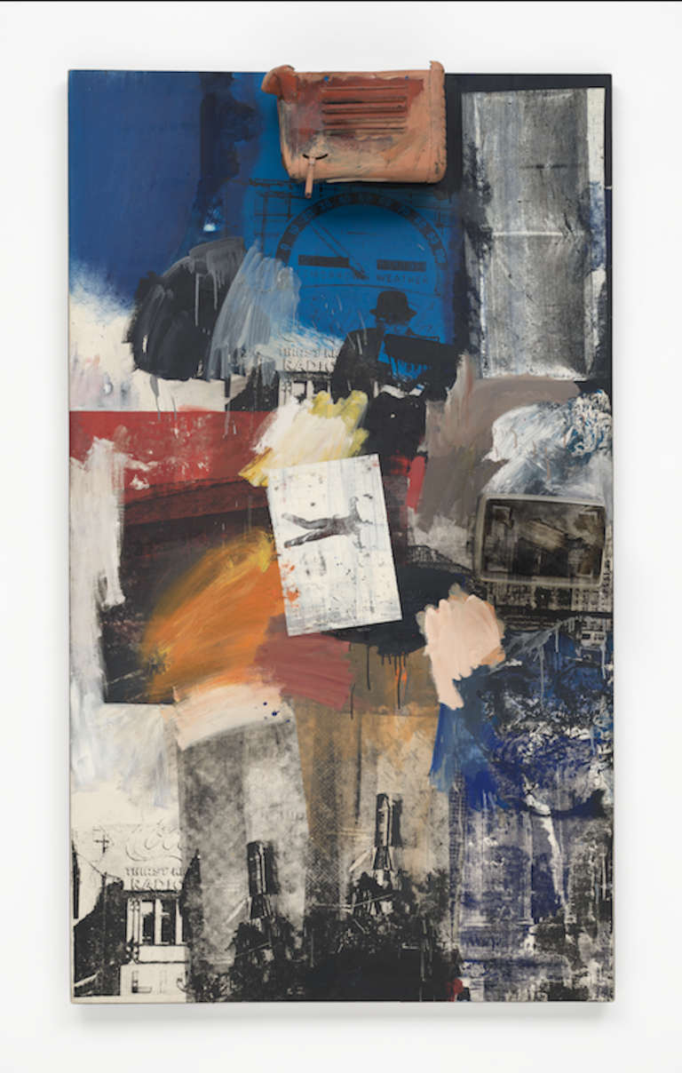 Robert Rauschenberg, Untitled, 1963. Photo Ariel Ione Williams, Solomon R. Guggenheim Museum, New York. © Estate of Robert Rauschenberg New York, VEGAP, Bilbao, 2024