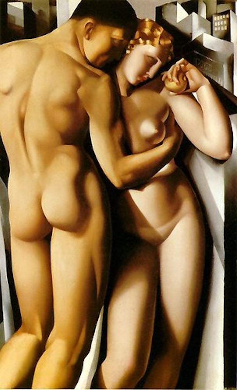 Tamara de Lempicka, Adam and Eve. photo via Wikimedia