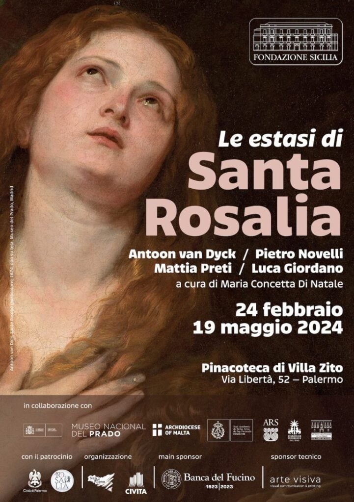 Le estasi di Santa Rosalia Antoon van Dyck