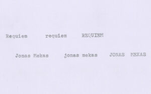 Jonas Mekas - Requiem