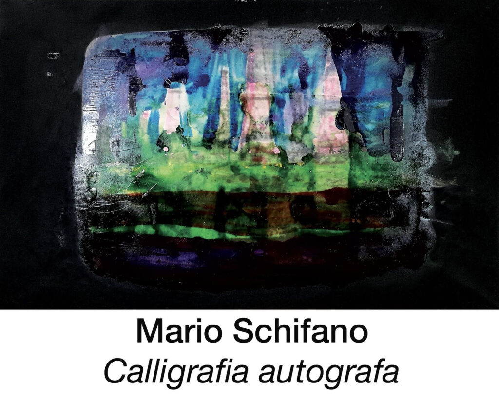 Mario Schifano – Calligrafia autografa