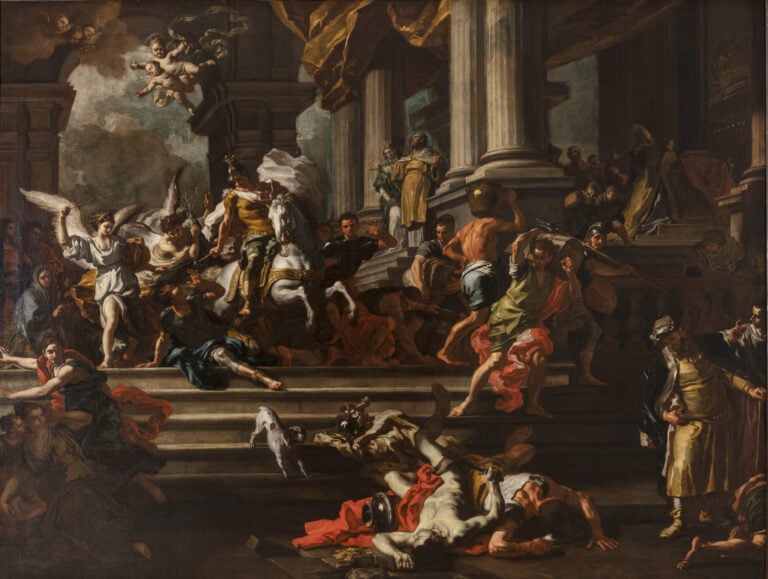 Francesco Solimena, Eliodoro cacciato dal tempio di Gerusalemme, 1721- 1723 Olio su tela, Torino, Musei Reali - Galleria Sabauda