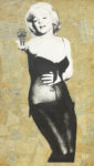 Roberto Crippa, La mia Marilyn, 1964, collage su tavola, cm 117 x 68. Collezione privata, Courtesy Farsettiarte, Prato © ROBERTO CRIPPA, by SIAE 2024