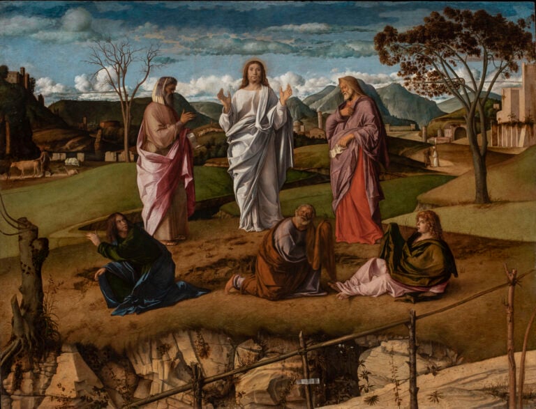 Giovanni-Bellini, La trasfigurazione, circa 1478-79 Olio su tela Napoli, Museo e Real Bosco di Capodimonte