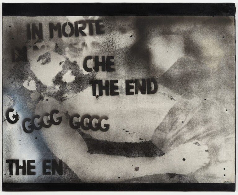 Fabio Mauri, Senza titolo, 1968, acrilico su tela emulsionata, cm 89 x 110. Courtesy: Collezione Alessandro Pasotti e Fabrizio Padovani, Bologna. Ph: Carlo Favero