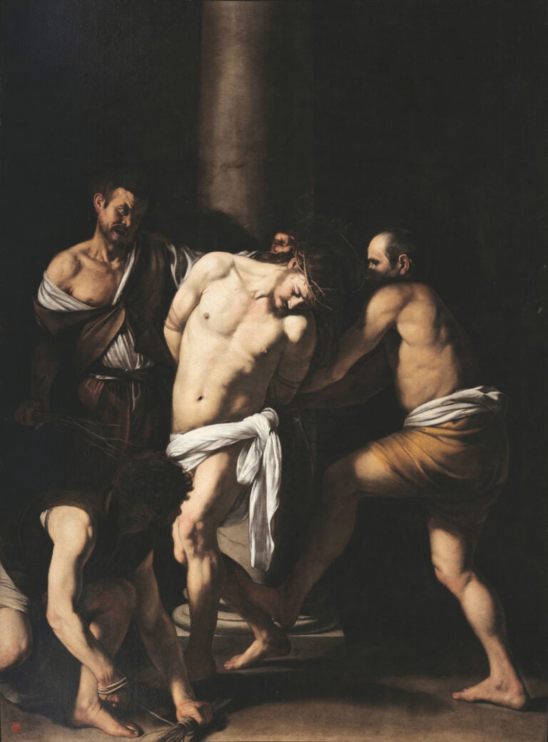 Caravaggio, La flagellazione, 1607 Olio su tela, Napoli, chiesa di San Domenico Maggiore