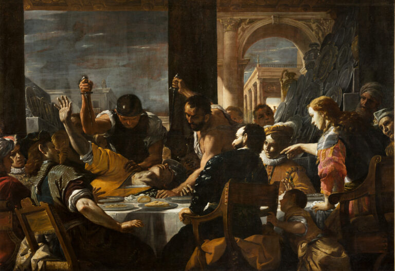 Mattia Preti, Convito di Assalonne, circa 1655 Olio su tela, Napoli, Museo e Real Bosco di Capodimonte