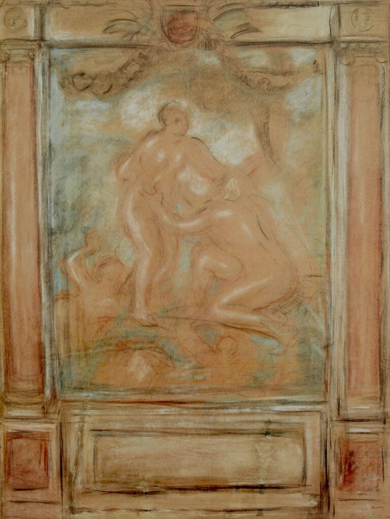 Pierre August Renoir, Le saone se jetant dans le bras du Rhone