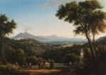 Alexandre Hyacinthe Dunouy, veduta di Napoli da Capodimonte, 1813 Olio su tela, Napoli, Museo e Real Bosco di Capodimonte