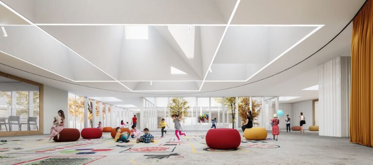 C+S Architects, nuova scuola Rodari di Parè di Conegliano. Crediti immagine: C+S Architects