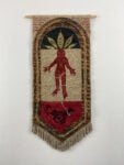 Alexi Marshall, Pull Out Your Mandrakes, 2024, mixed textile with hand embroidery and hand beading. Courtesy Artista & z2o Sara Zanin