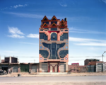 Architect Freddy Mamani, In focus Radical repair, El Gallo de Oro, Villa Mercedes, El Alto Bolivia. Photo atewaki Nio