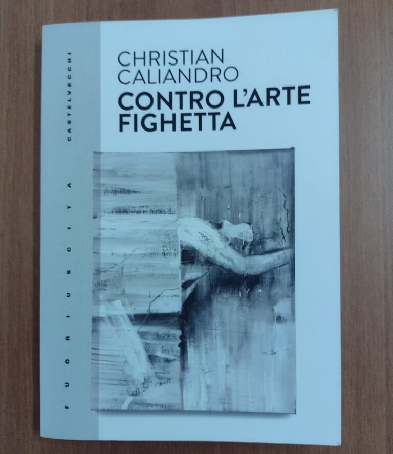 Christian Caliandro, Contro l'arte fighetta, copertina libro
