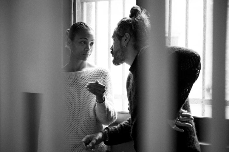 Marco Perego e Zoe Saldana © Lorenzo Sisti