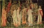 Edward Burne-Jones, William Morris, and John Henry Dearle, Arazzi del Santo Graal - L'Armamento dei Cavalieri, 1890-99
