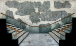 Eugenio Tavolara, Cavalcata, 1956, rilievo in steatite, 480 x 960 cm Padiglione Tavolara, Sassari © Davide Virdis