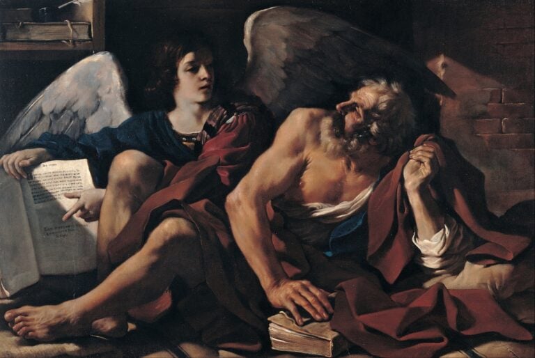 Guercino, San Matteo e l’angelo, 1622, Roma, Musei Capitolini - Pinacoteca Capitolina