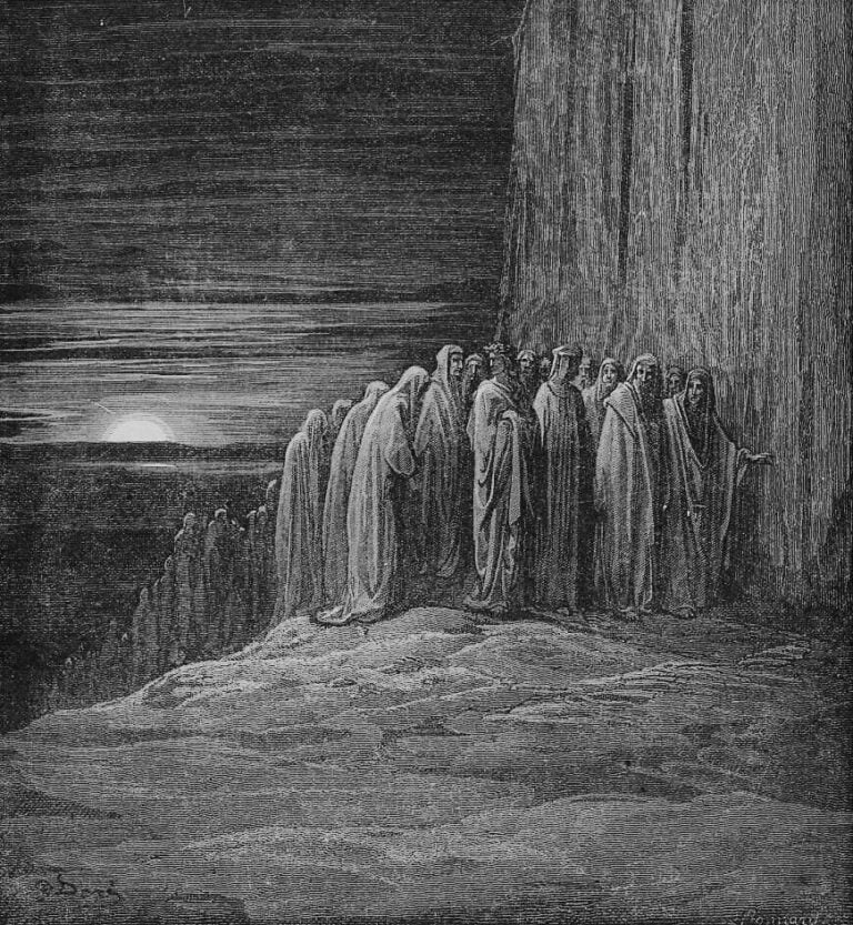 Gustave Dorè, La Divina Commedia. Purgatorio, Canto XVIII