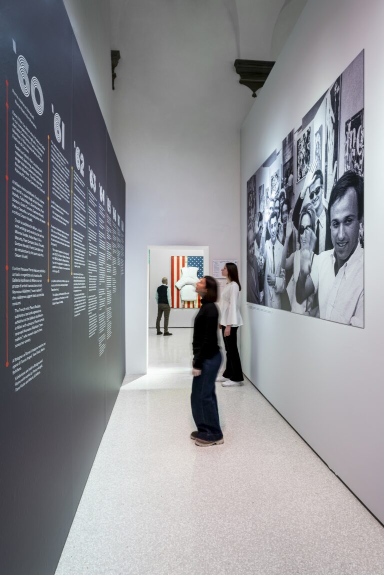 Installation view della mostra ’60 Pop Art Italia, 2024, Pistoia. Courtesy Fondazione Pistoia Musei, © photo Ela Bialkowska, OKNOstudio