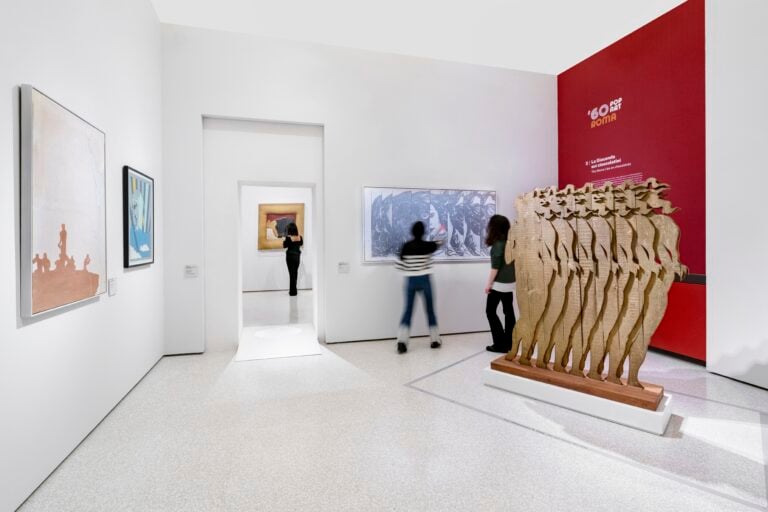 Installation view della mostra ’60 Pop Art Italia, 2024, Pistoia. Courtesy Fondazione Pistoia Musei, © photo Ela Bialkowska, OKNOstudio