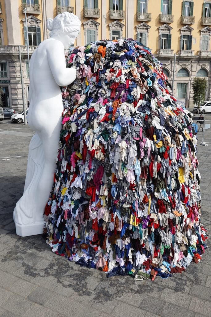 La nuova Venere degli stracci di Michelangelo Pistoletto a Napoli