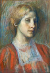 Umberto Boccioni (1882-1916), Ritratto di un giovane, 1905. Courtesy Antonacci Lapiccirella