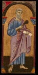 Maestro di San Francesco, Dossale opistografo, particolare con San Pietro, Perugia, Galleria Nazionale dell’Umbria