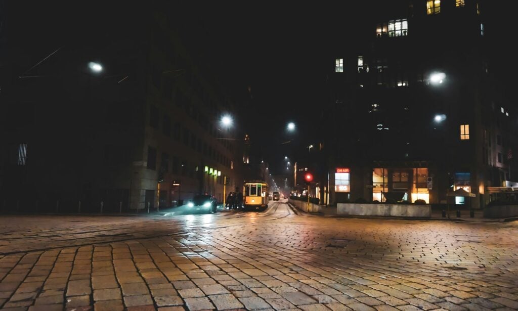 Milano, la città di notte