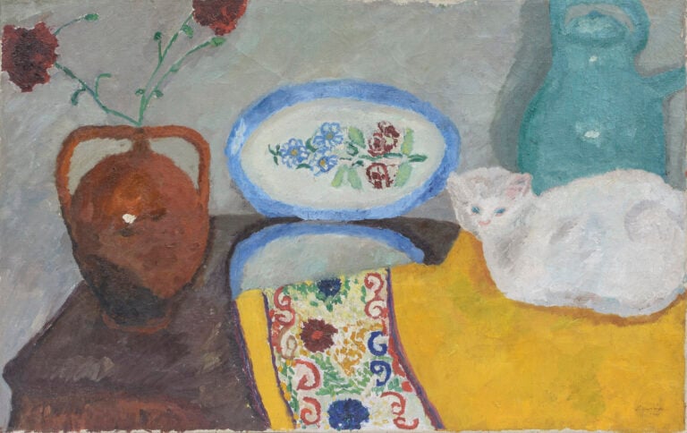 Pasquarosa, Still Life with Cat, 1918. Courtesy Archivio Nino e Pasquarosa Bertoletti, Rome