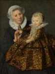 Portret van Catharina Hooft met haar min, 1619 - 1620, Olieverf op doek, 91,8 x 68,3 cm, Staatliche Museen zu Berlin, Gemäldegalerie, Berlijn