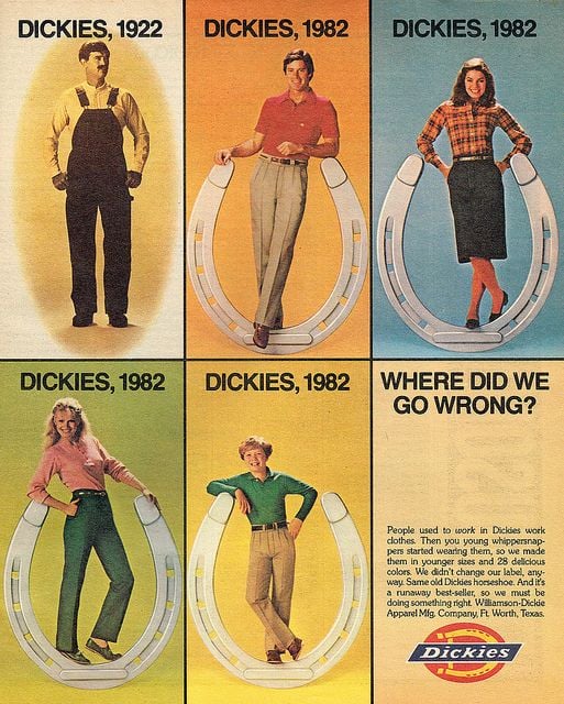 Pubblicità vintage Dickies