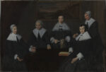 Regentessen van het Oudemannen-huis, ca. 1664, Olieverf op doek, 170,5 × 249,5 cm, Frans Hals Museum, Haarlem