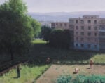 Șerban Savu, Blocks and Gardens, 2012, oil on canvas, 150x190 cm, courtesy Galeria Plan B, Berlin