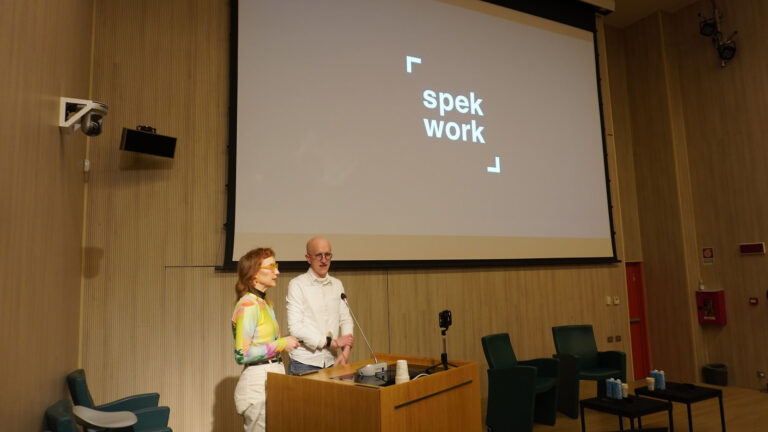 Cat Bluemke, Jonathan Carroll (SpekWork) a Fotoludica (foto per gentile concessione di Milan Machinima Festival)