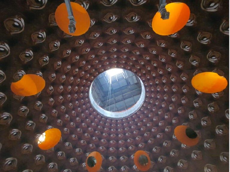 Stazione Chiaia, Linea 6, Napoli, Cupola dedicata ad Ade (foto di cantiere) – courtesy Uberto Siola