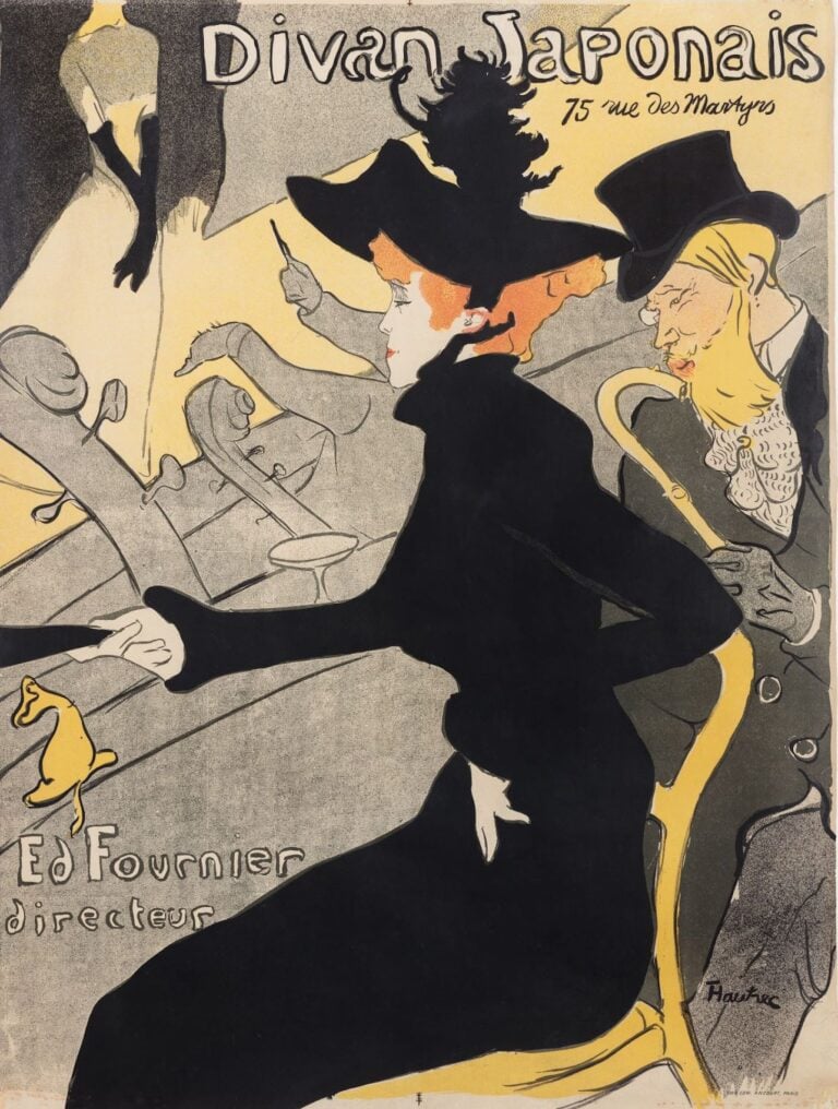 Henri de Toulouse-Lautrec, Divan japonais, 1893, litografia. Svizzera, Collezione Michel & Sonja Langenstein Foto © David Bordes