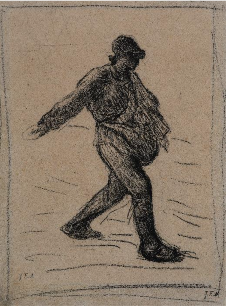 jean francois millet il seminatore venduto dalla galerie de bayser Tutto il meglio del disegno moderno e contemporaneo alla Paris Drawing Week