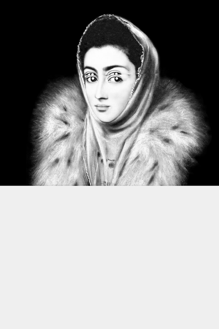 Mariella Bettineschi, L'era successiva (El Greco, Signora con ermellino), 2022,120x80x2