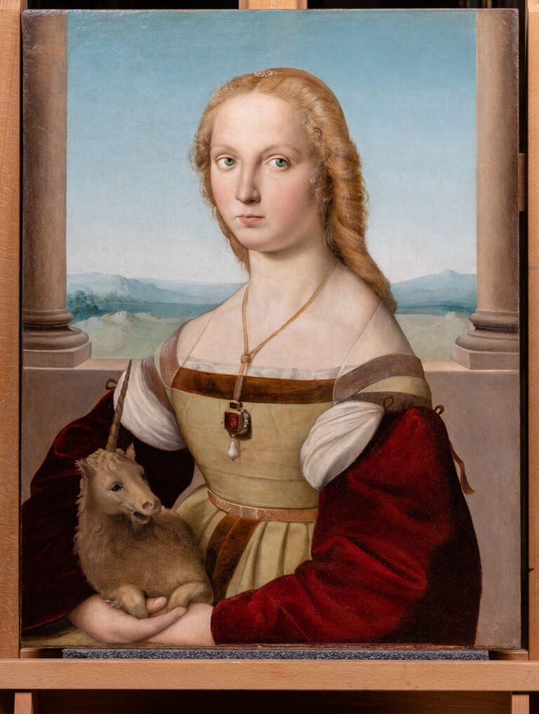 Raffaello, Dama con liocorno, 1506 circa. Galleria Borghese, Roma © Galleria Borghese