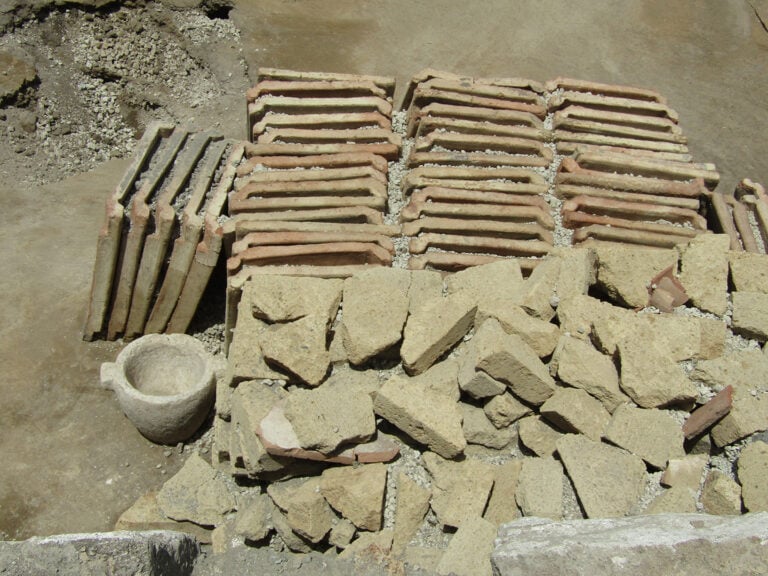 Scoperto cantiere di edilizia romano a Pompei. Ph via beniculturali.it