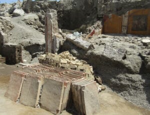 A Pompei scoperto un cantiere edile romano attivo durante l’eruzione del Vesuvio