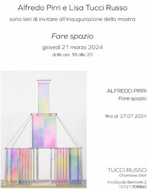 Alfredo Pirri - Fare spazio