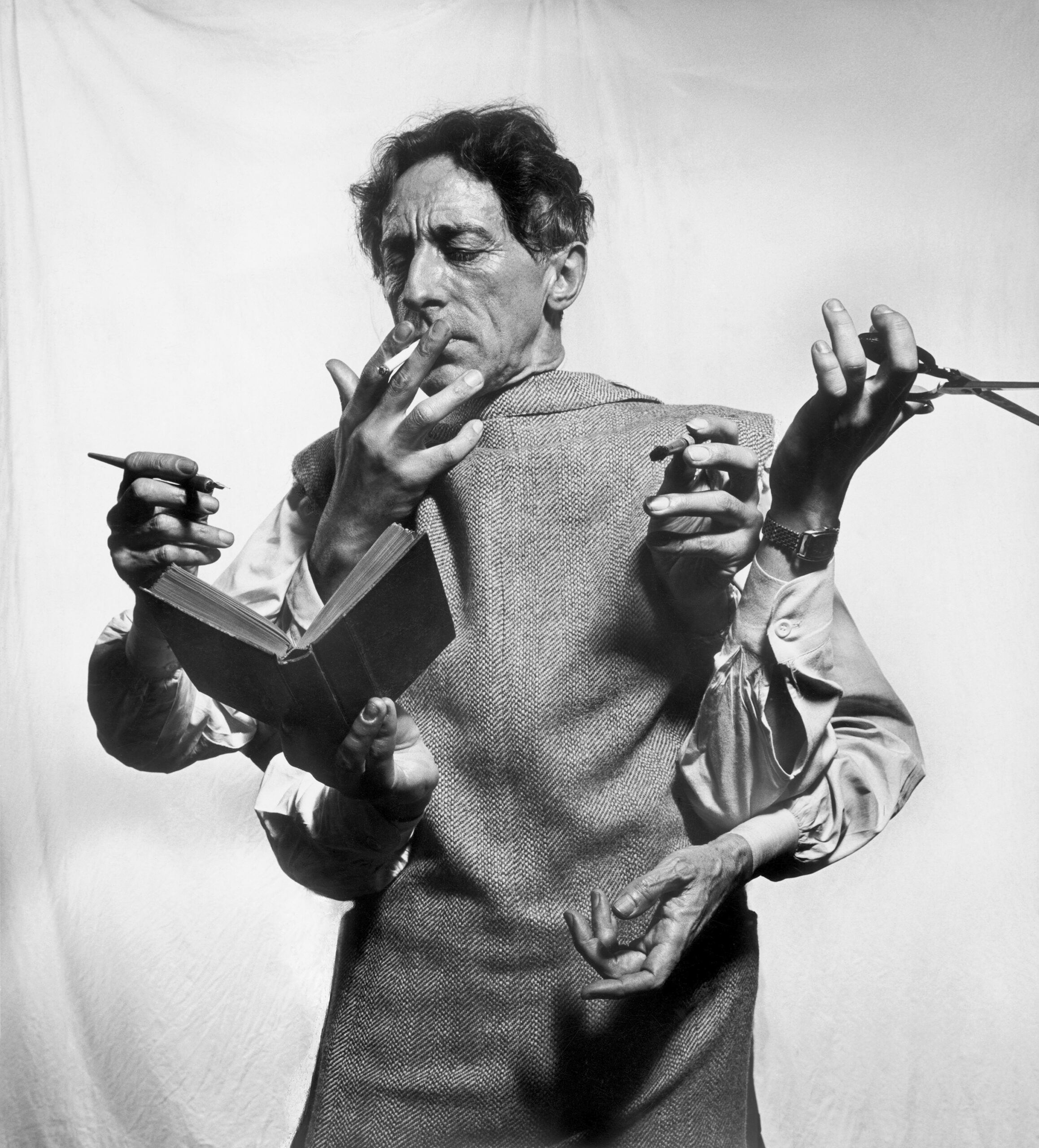 Philippe Halsman Jean Cocteau, New York, USA. 1949