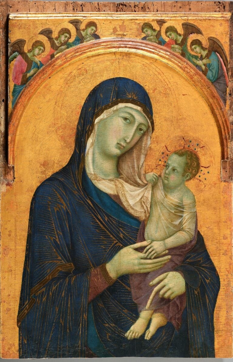 Duccio di Boninsegna, Madonna col Bambino e sei angeli, 1304-1310 Galleria Nazionale dell'Umbria, Perugia, inv. 29 Foto © Michele Alberto Sereni