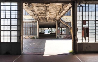 Uno scatto dell’ex-garage, courtesy Design Variations