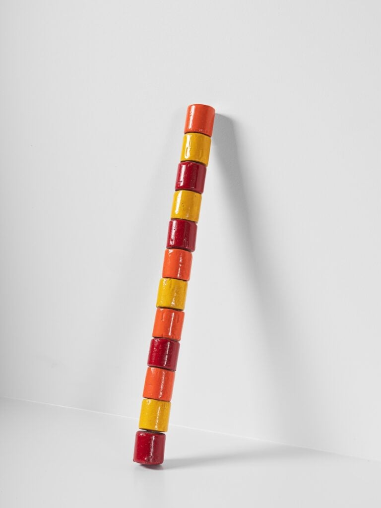 André Cadere, Round Bar of Wood A 00213000, 1975, Courtesy of Antonio Dalle Nogare Collection