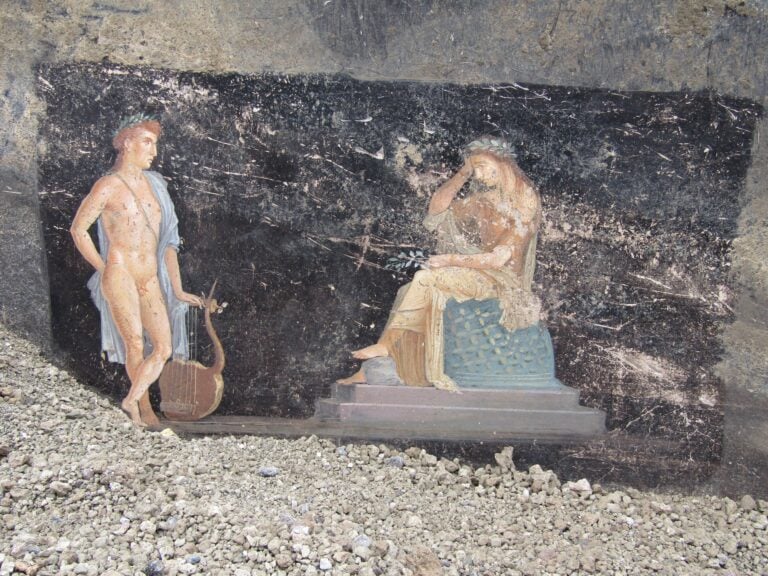Apollo e Cassandra Salone nero Regio IX, Pompei