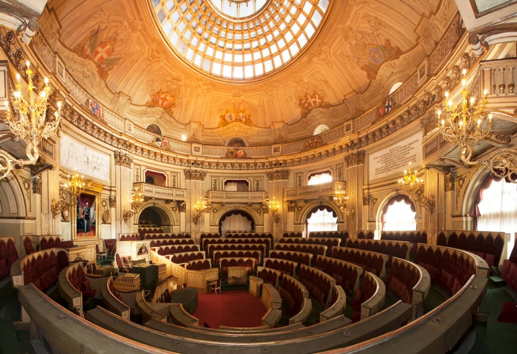 Aula della Camera Parlamento subalpino Torino