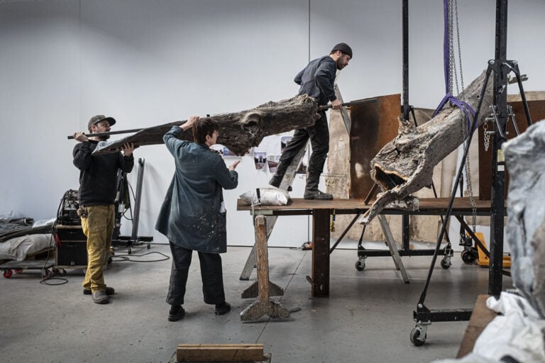 Berlinde De Bruyckere in her Ghent studio, January 2024. © Berlinde De Bruyckere. Courtesy the artist and Hauser & Wirth Photo: Mirjam Devriendt