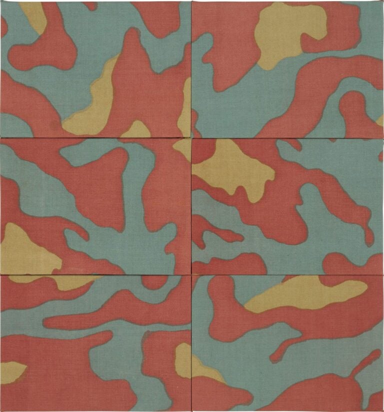 Boetti, Mimetico, 1968, est. €100,000 - 160,000